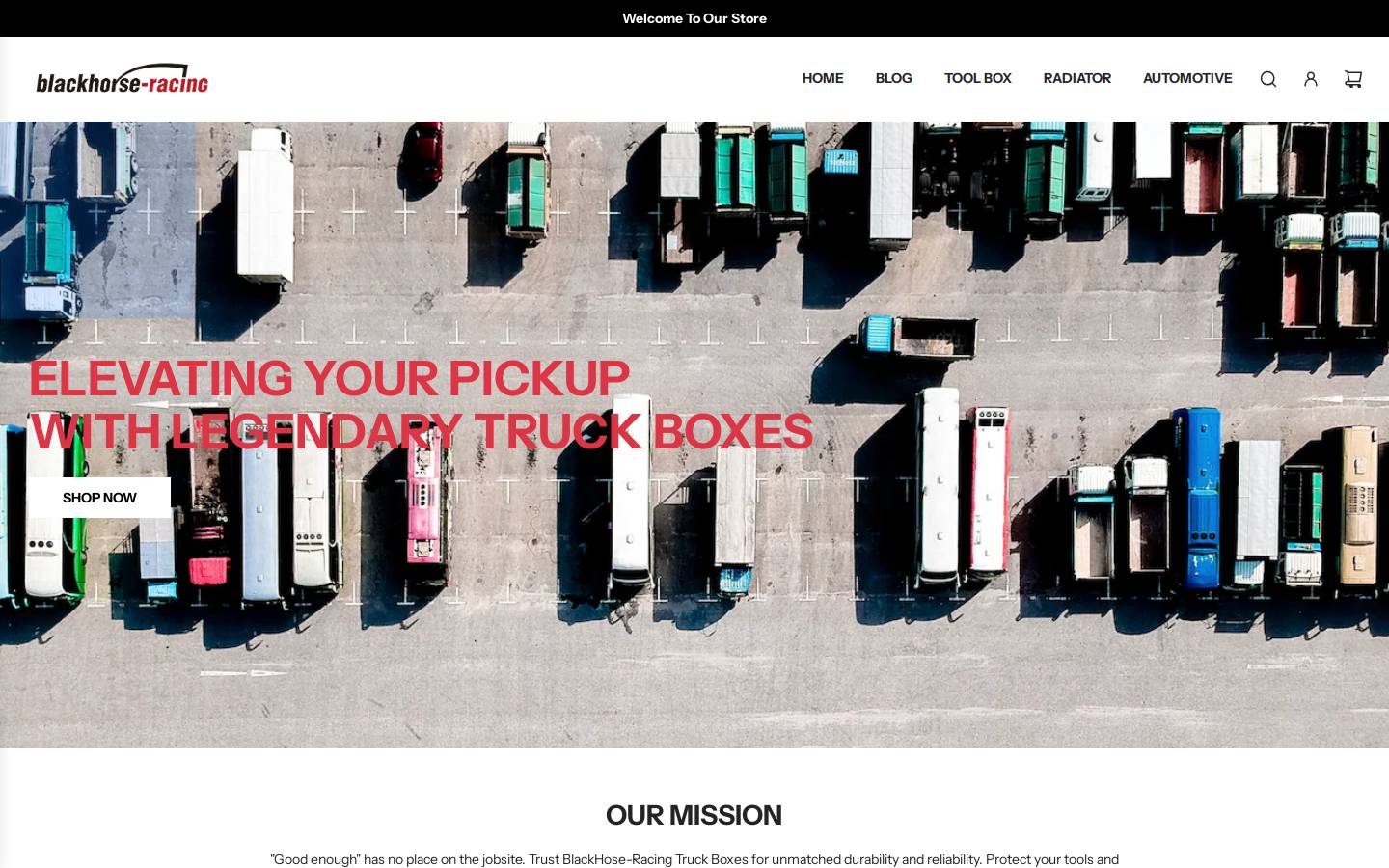 blackhorse-racing-usa.com homepage screenshot