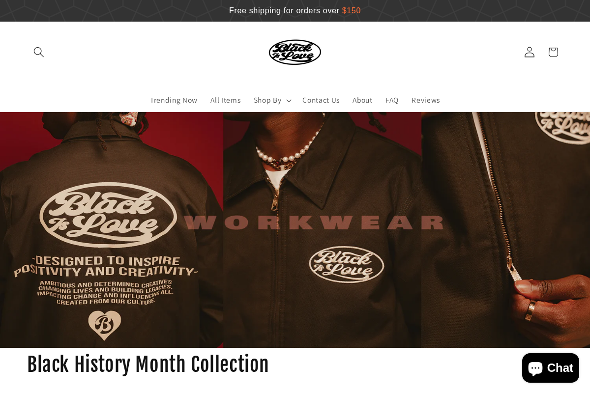 blackislove.co homepage screenshot