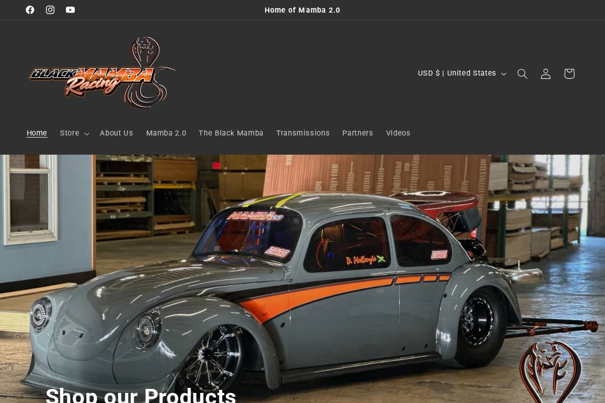 blackmambarotarybug.com homepage screenshot