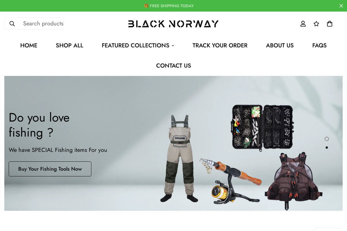 BLXCK NORWAY homepage screenshot