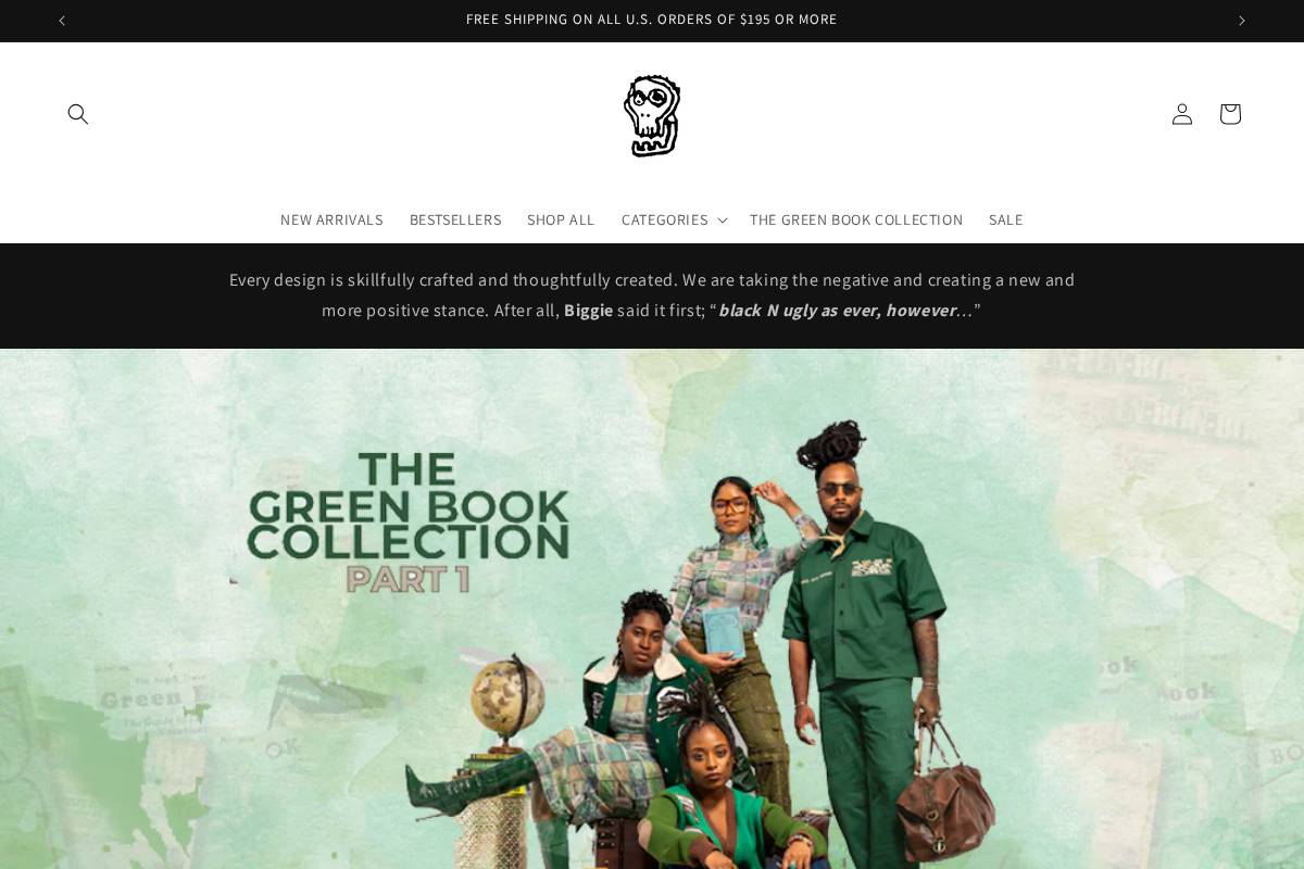 blacknugly.com homepage screenshot