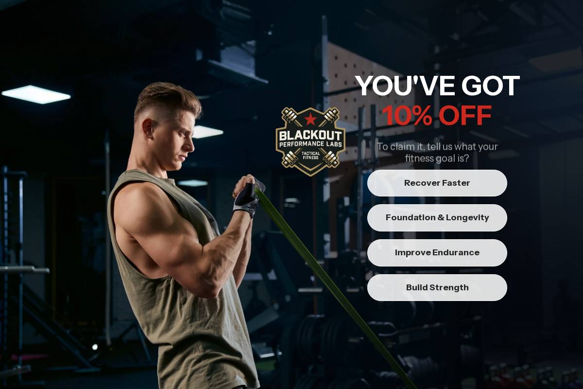 blackoutperformancelabs.com homepage screenshot
