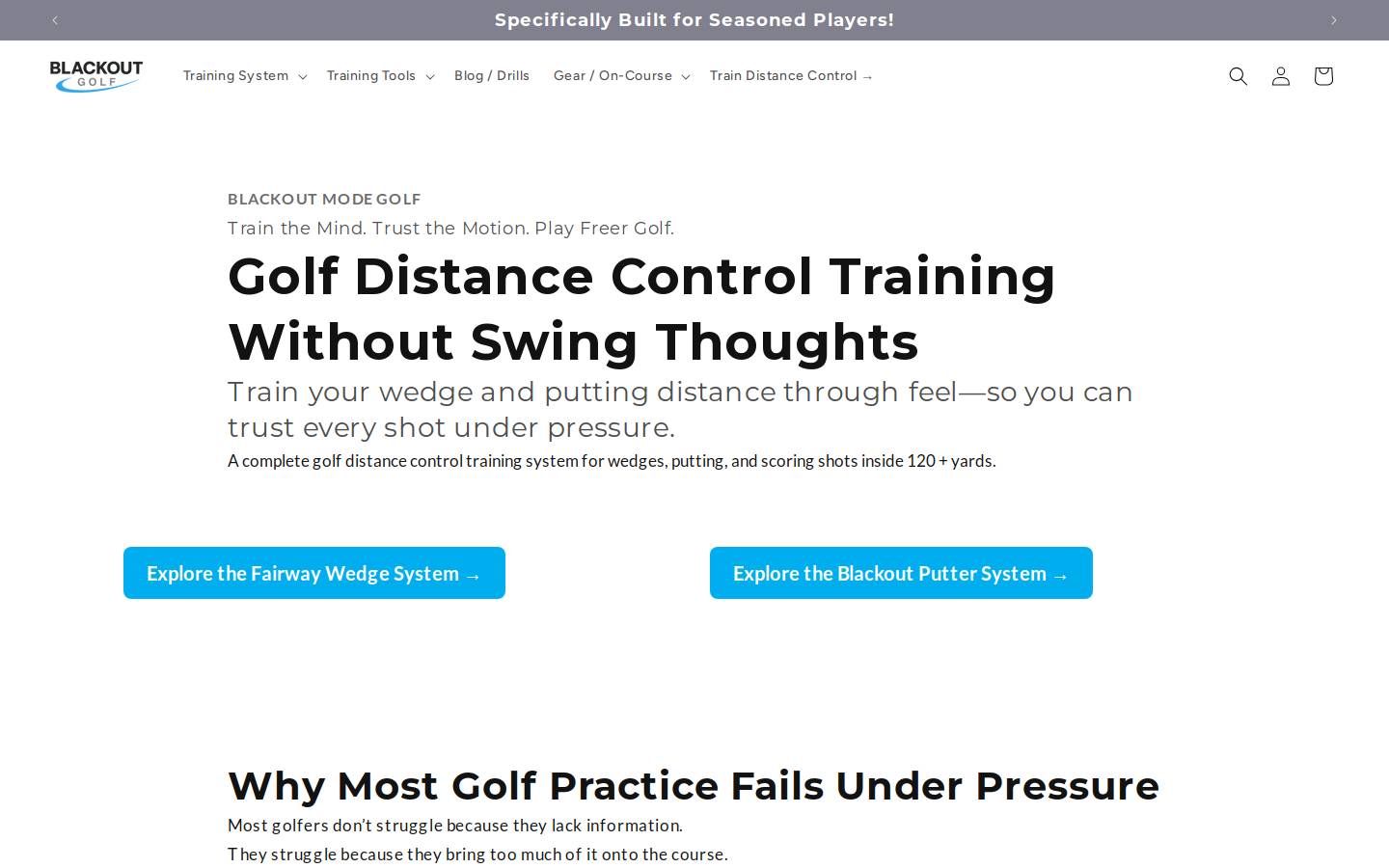 blackoutputting.com homepage screenshot
