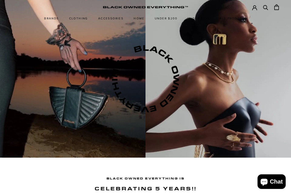Black Owned Everything homepage screenshot