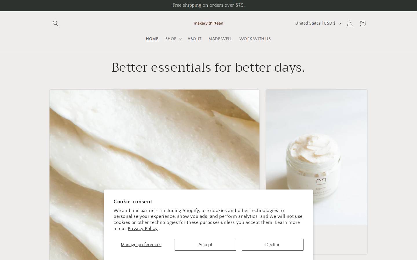 blacksara.com homepage screenshot