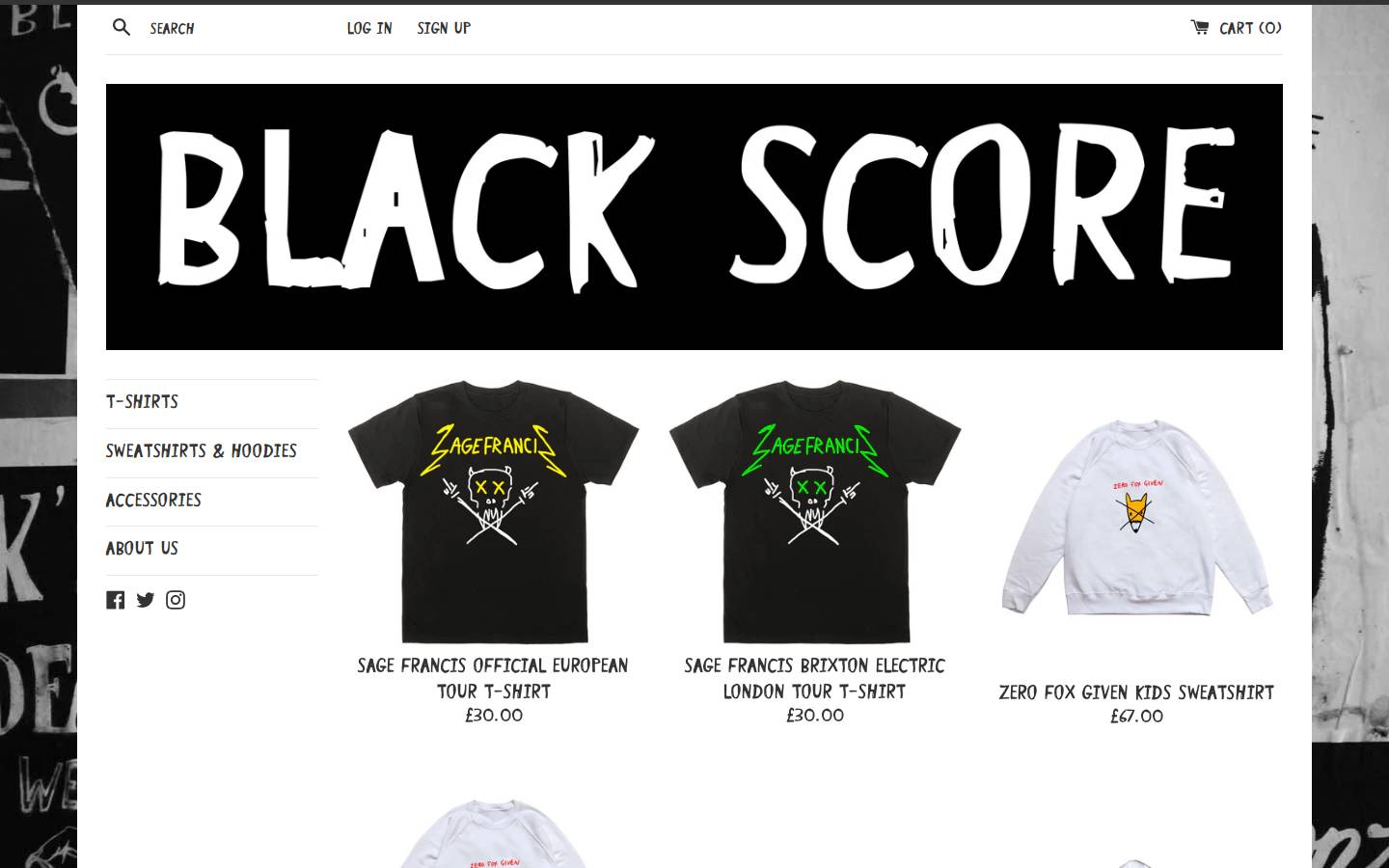 blackscore.co.uk homepage screenshot