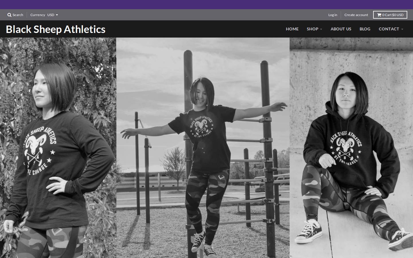 blacksheepathletics.us homepage screenshot