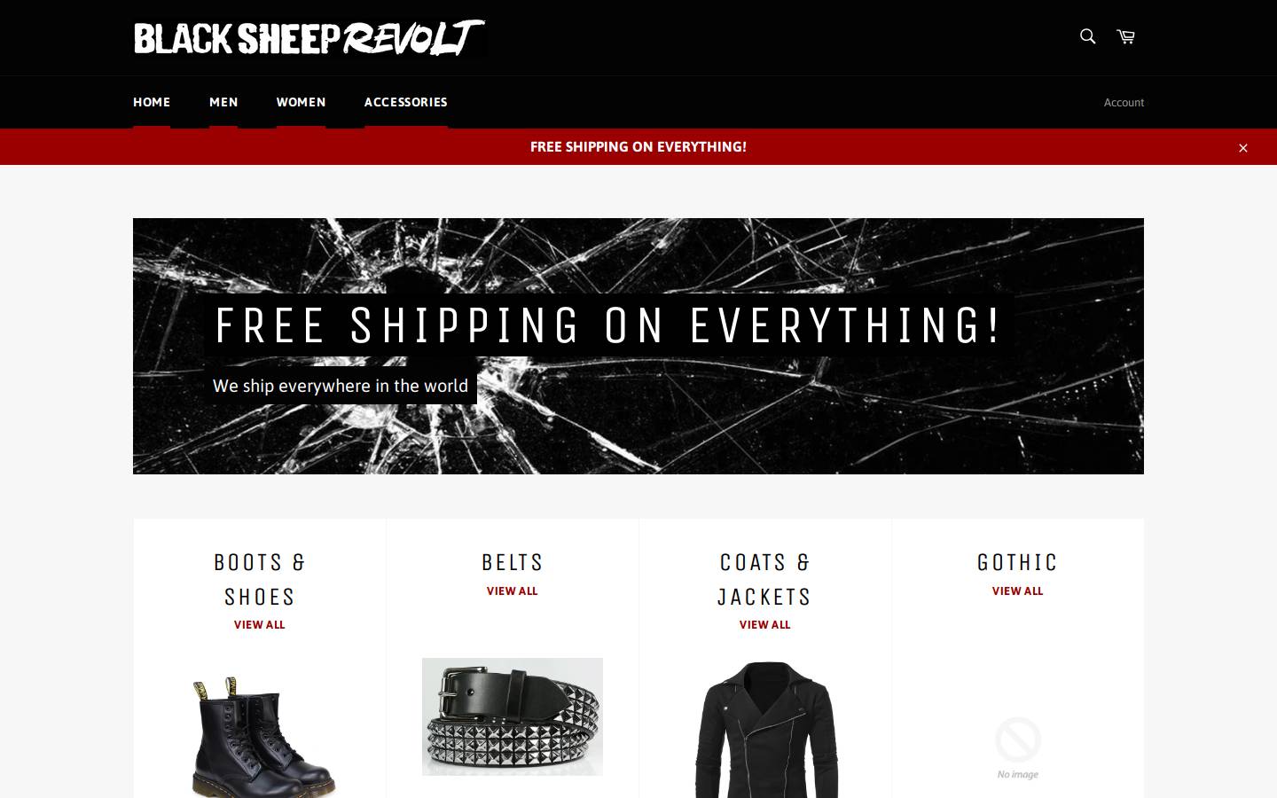 blacksheeprevolt.com homepage screenshot
