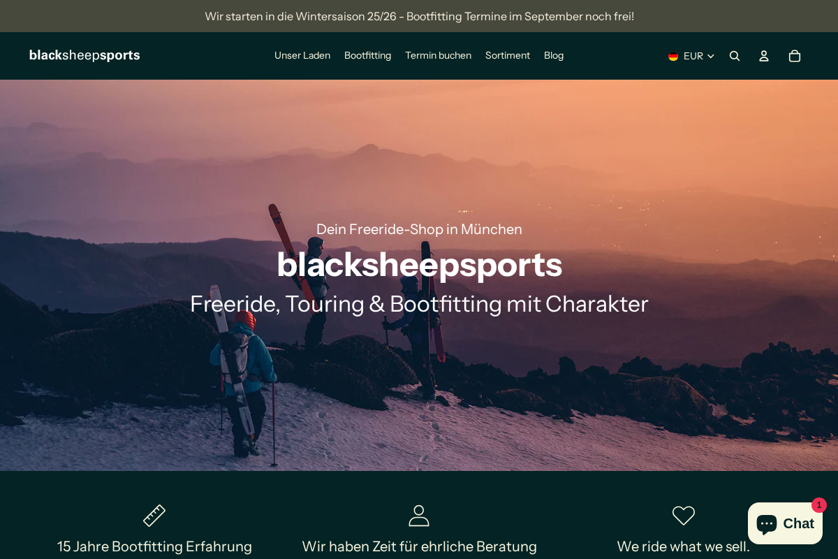 blacksheepsports homepage screenshot