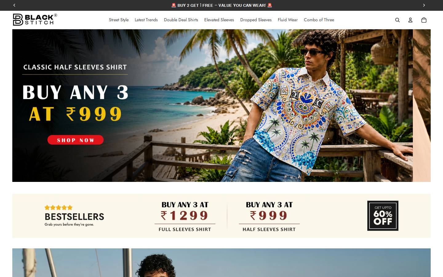 blackstitch.in homepage screenshot