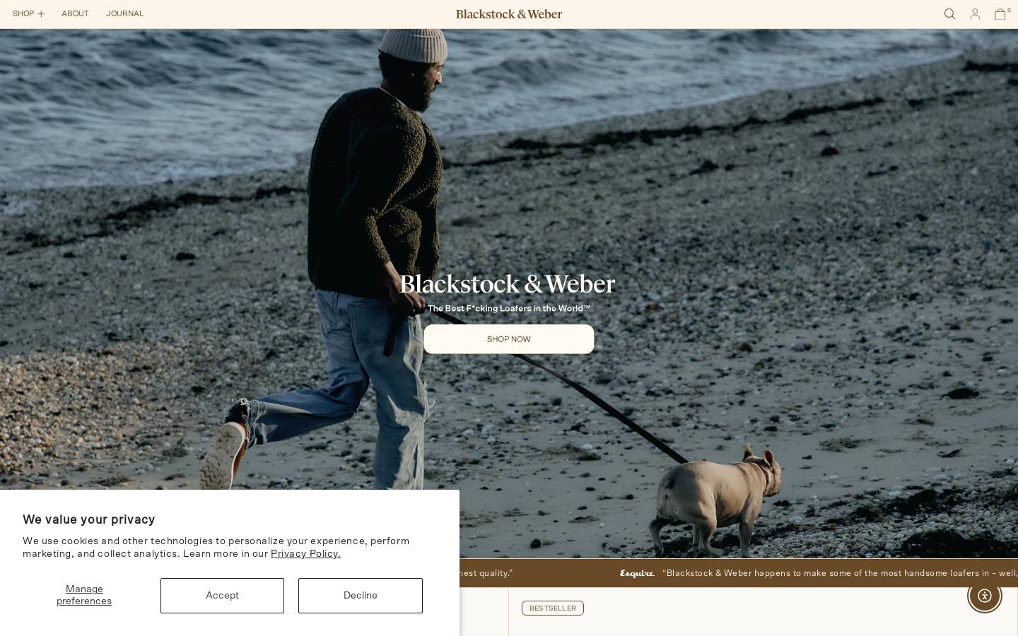 blackstockandweber.com homepage screenshot