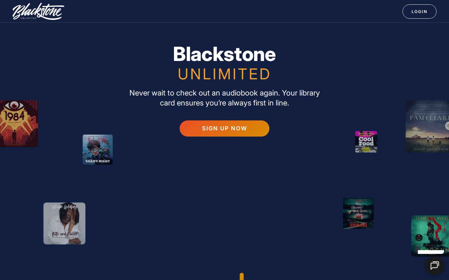 blackstoneunlimited.com homepage screenshot