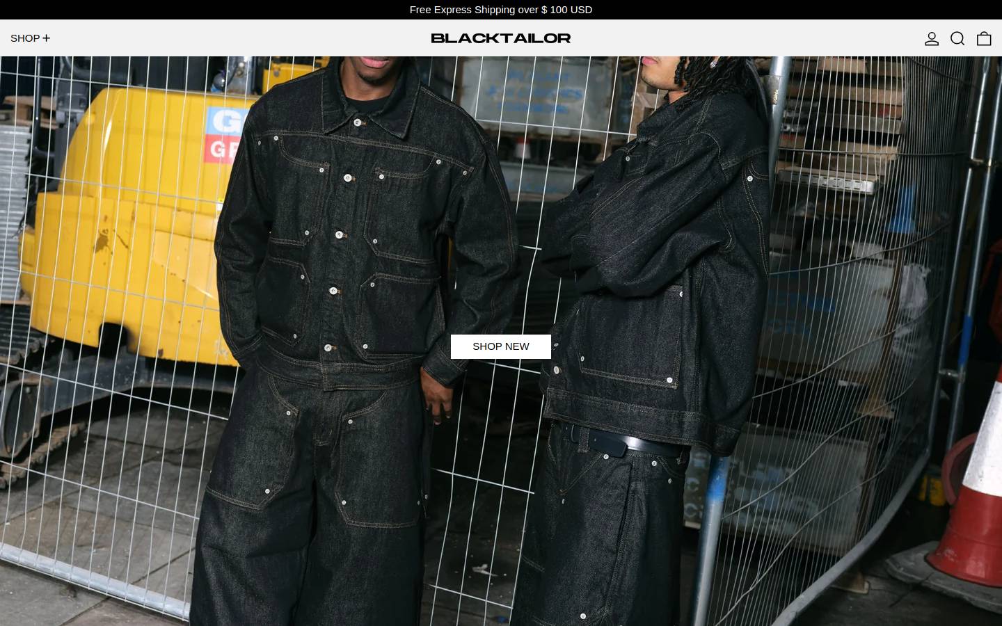 blacktailor.com homepage screenshot