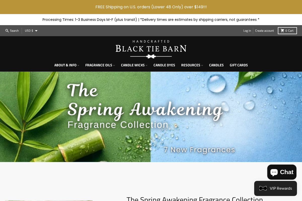 Black Tie Barn homepage screenshot