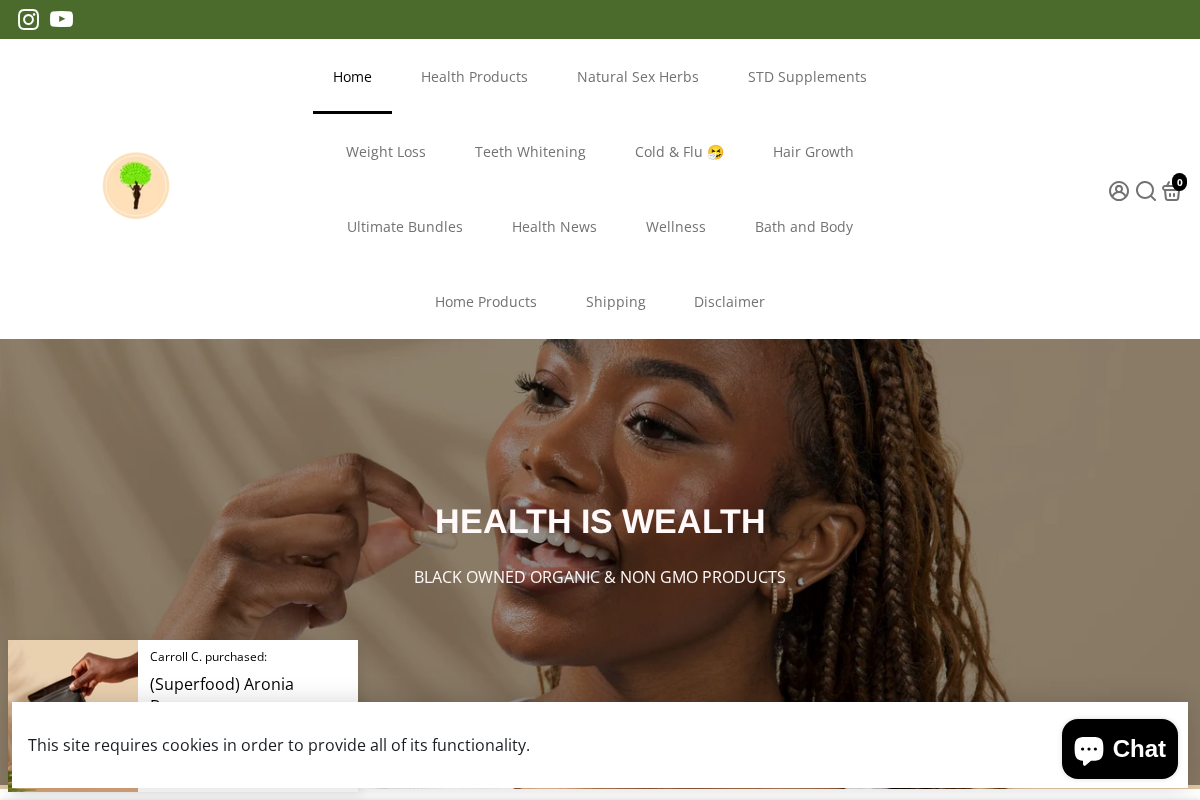 blackveganshop.com homepage screenshot