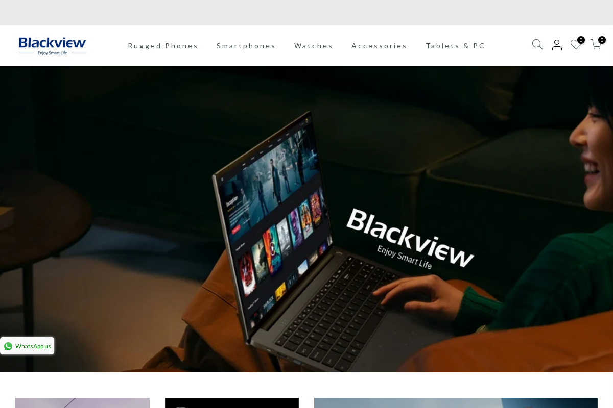 Blackview homepage screenshot