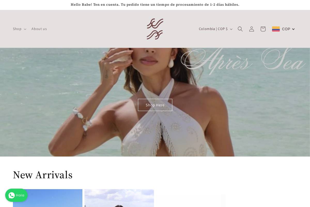 blackwatershop.com homepage screenshot