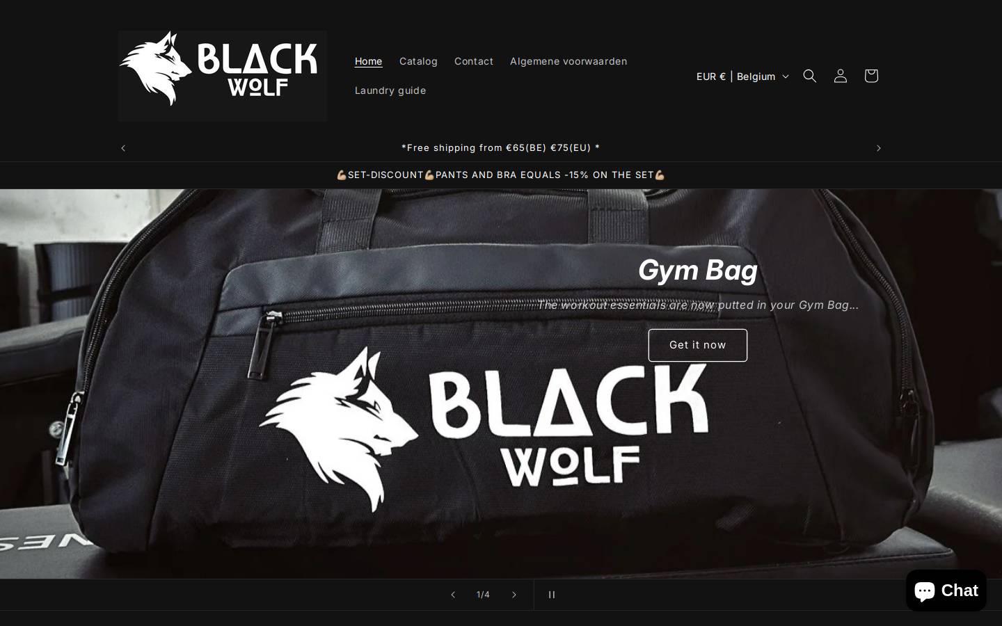 blackwolfbyhr.be homepage screenshot
