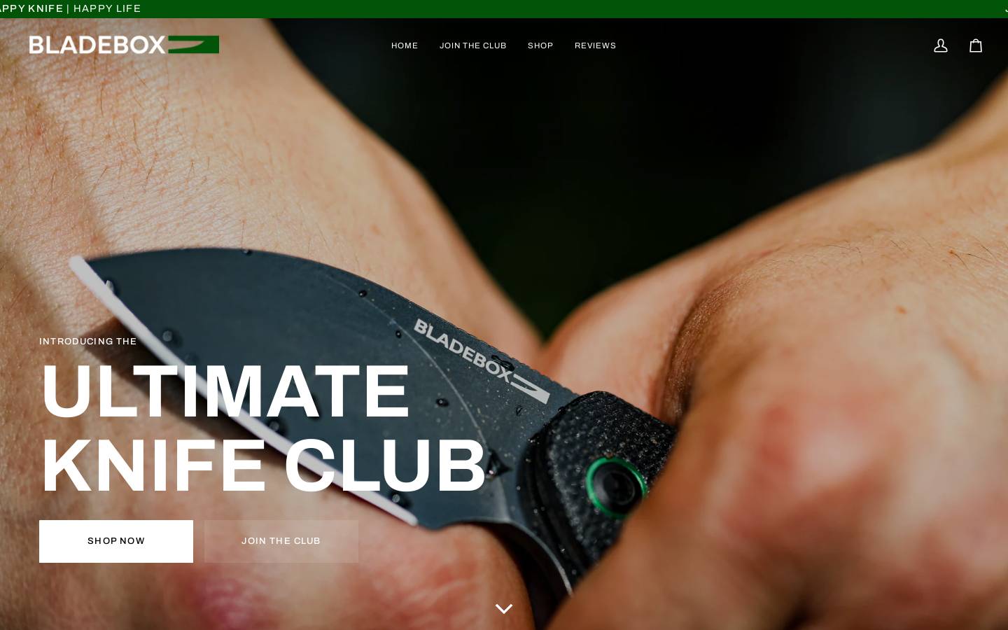 bladebox.com homepage screenshot
