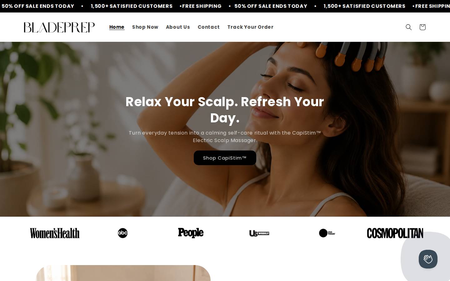 bladeprep.com homepage screenshot