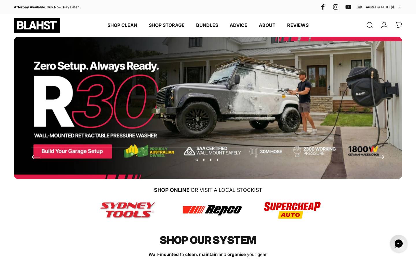 blahst.com homepage screenshot