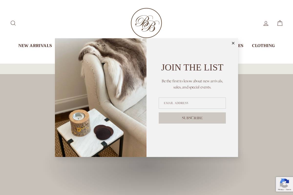 blairsbelts.com homepage screenshot