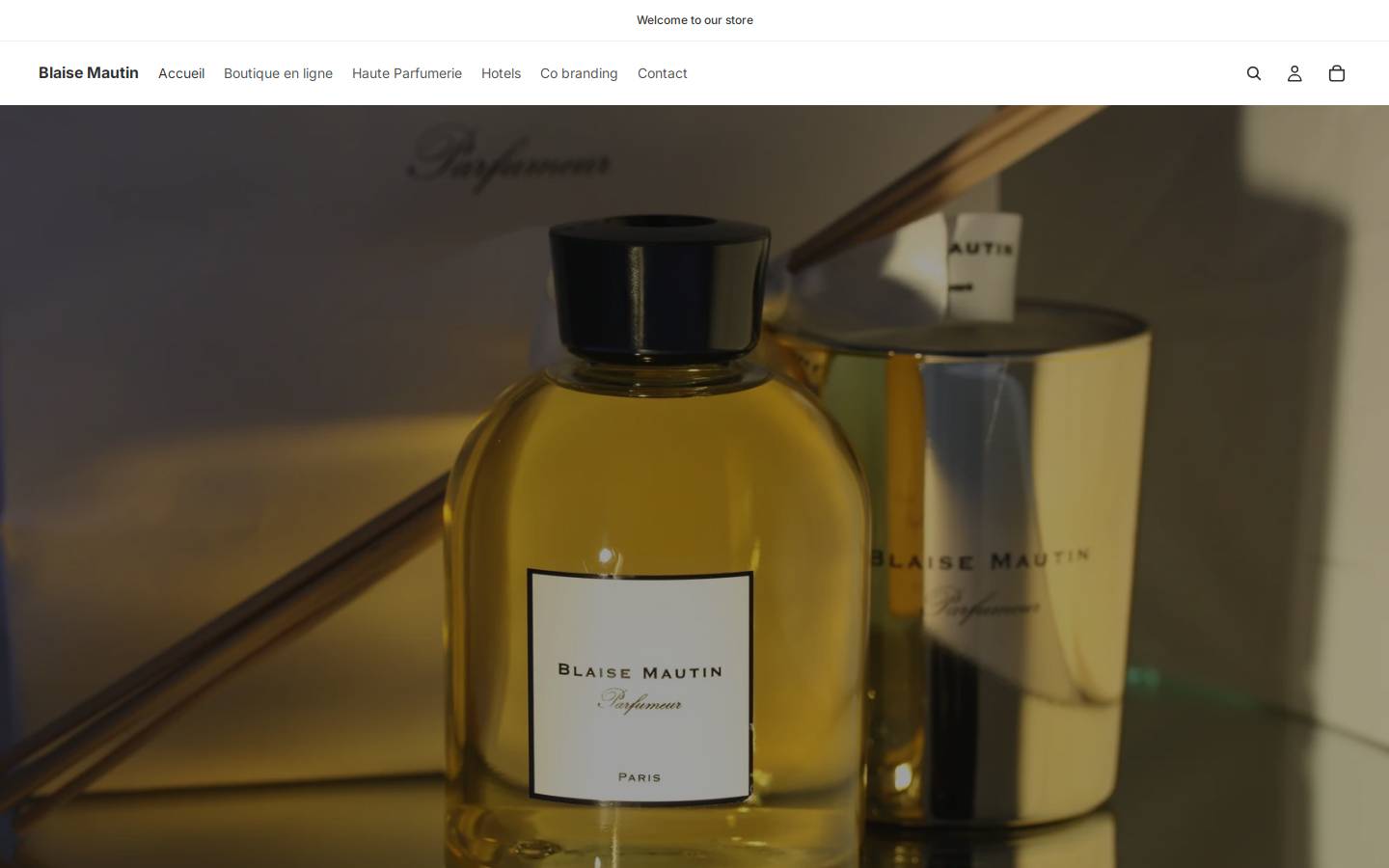 blaisemautin.com homepage screenshot