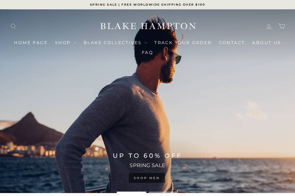 Blakehampton homepage screenshot