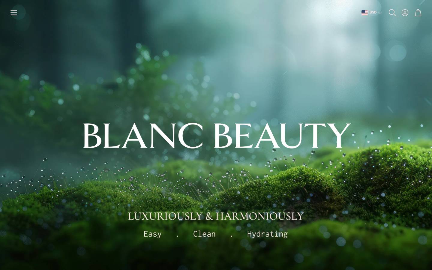 blancbeauty.com homepage screenshot