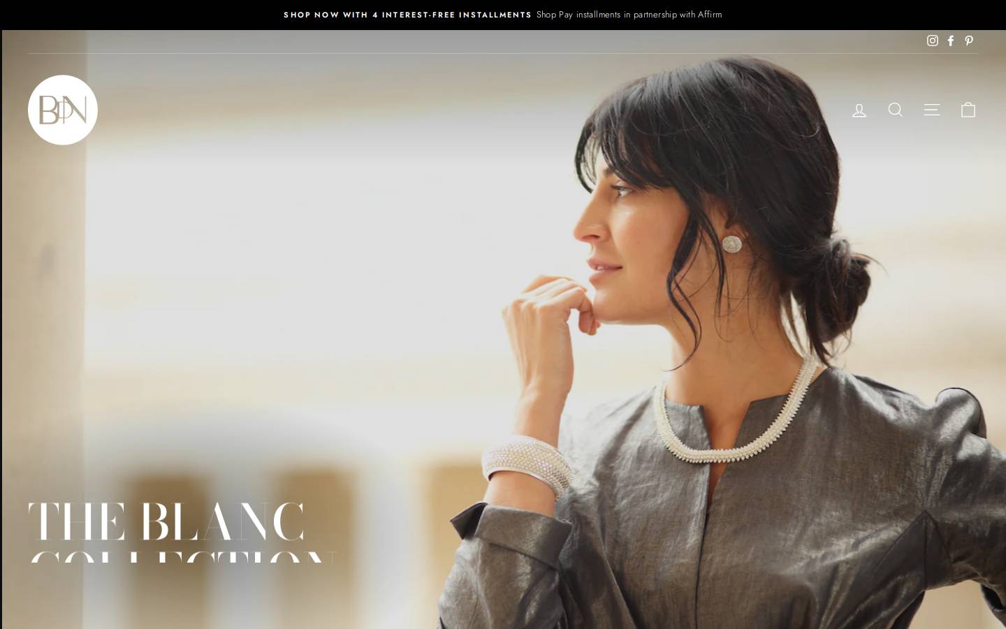 blancdenoirandco.com homepage screenshot