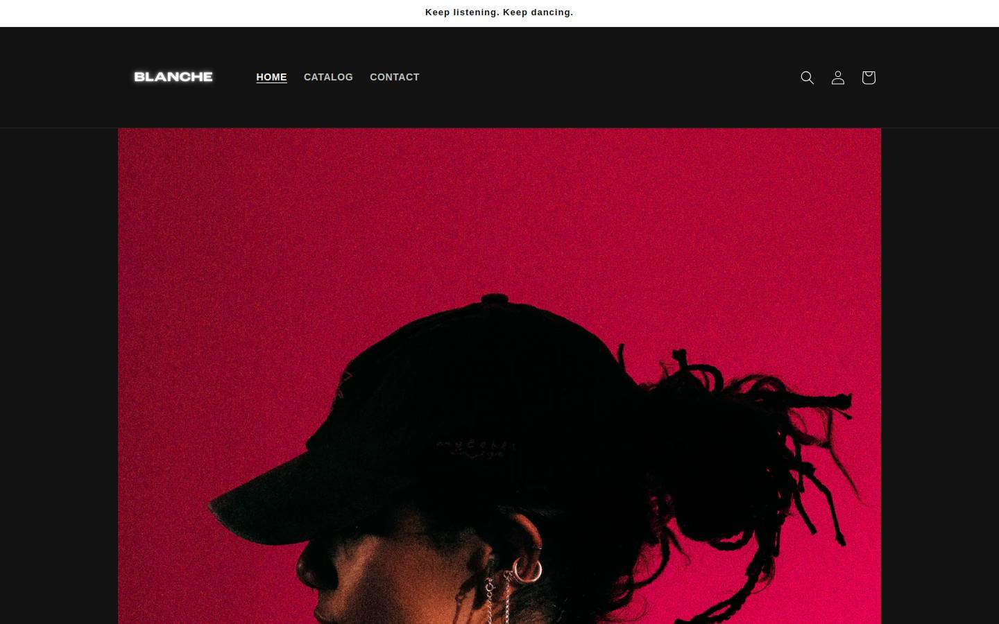 blanchelondon.com homepage screenshot