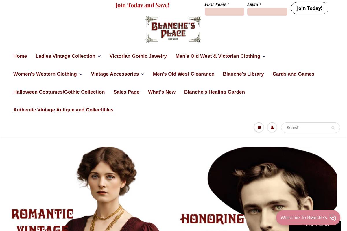blanchesplace.com homepage screenshot