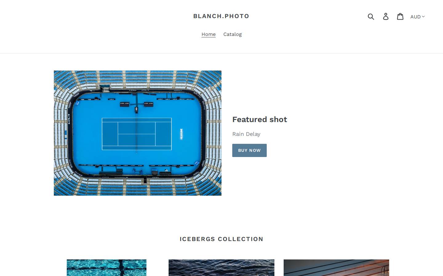 blanchphoto.com homepage screenshot