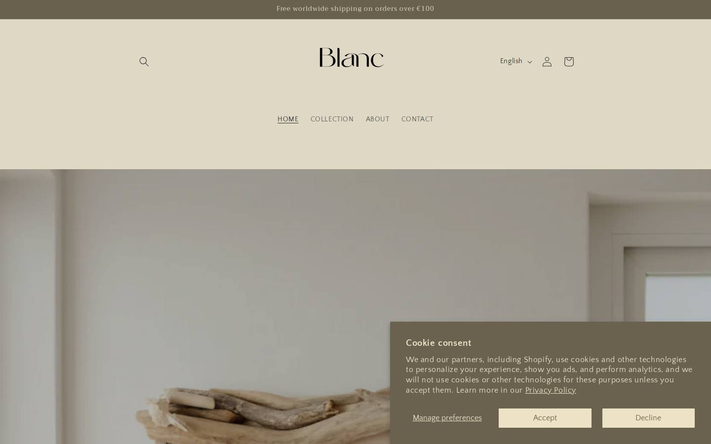 blancibizaofficial.com homepage screenshot