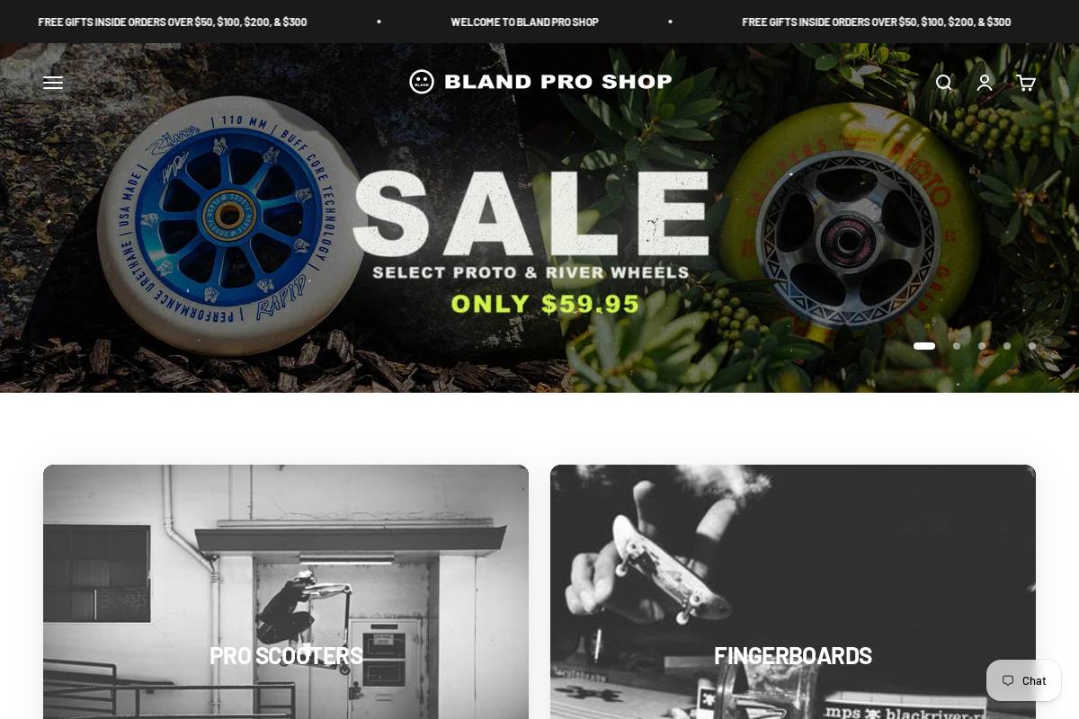 blandpro.shop homepage screenshot