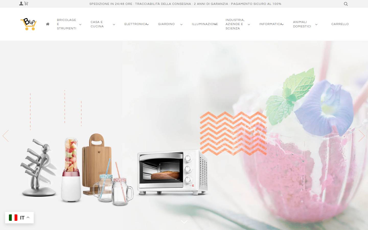 Blan Logistica ⭐️⭐️⭐️⭐️ homepage screenshot