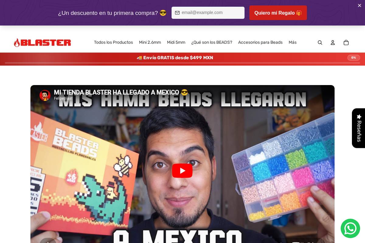 blastermexico.com.mx homepage screenshot