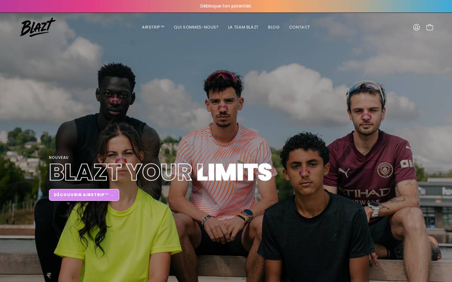 blazt.fr homepage screenshot