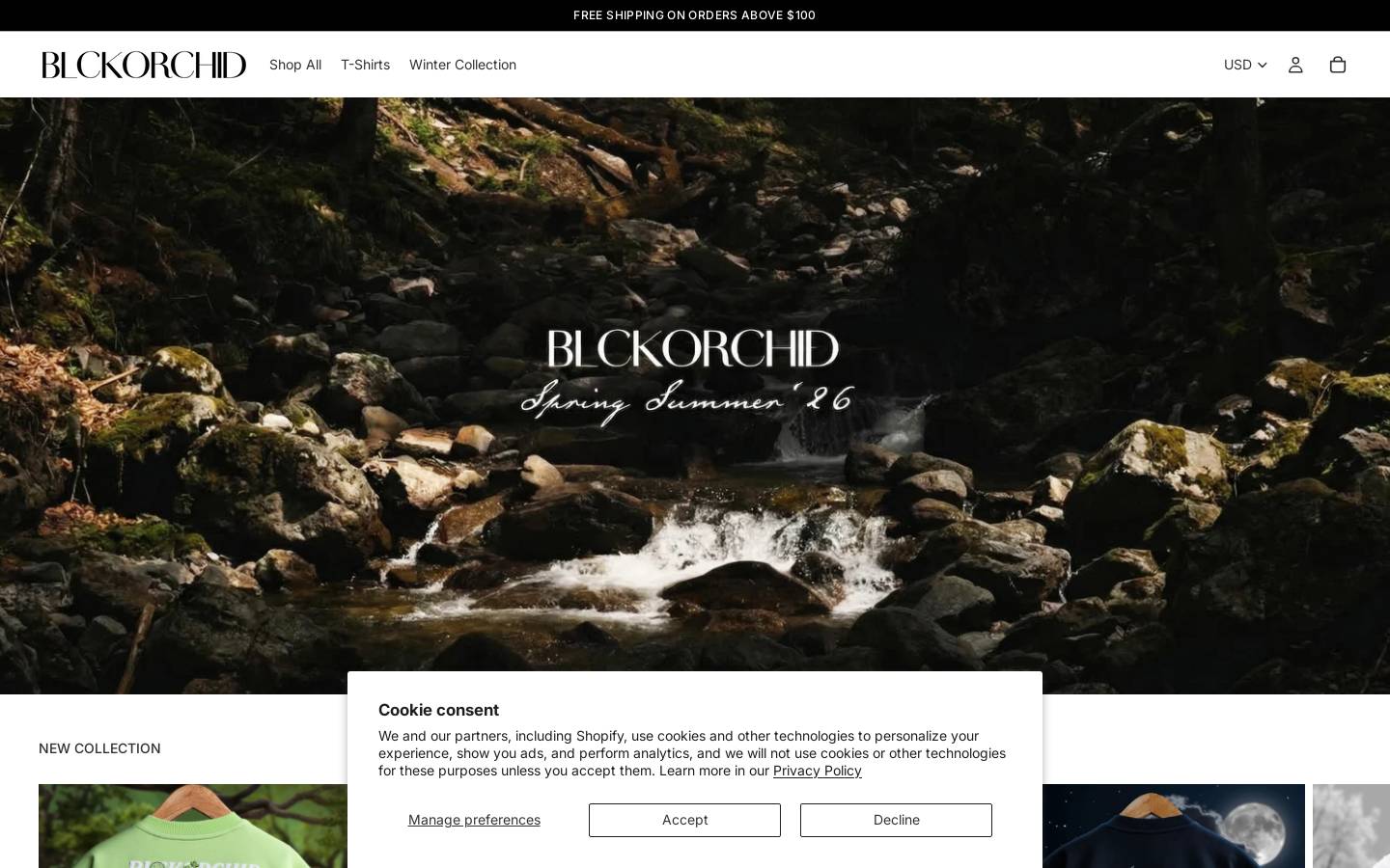 blckorchid.in homepage screenshot