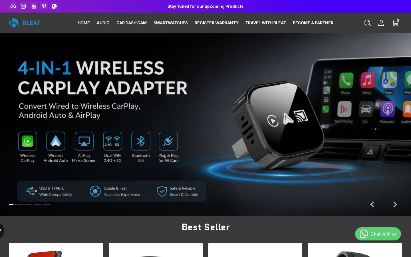 bleatconnect.com homepage screenshot