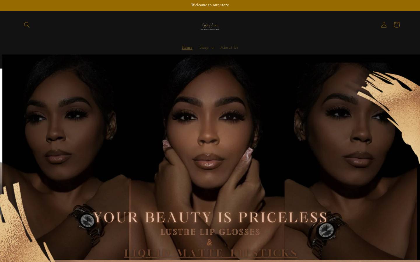 bleecosmetics.com homepage screenshot