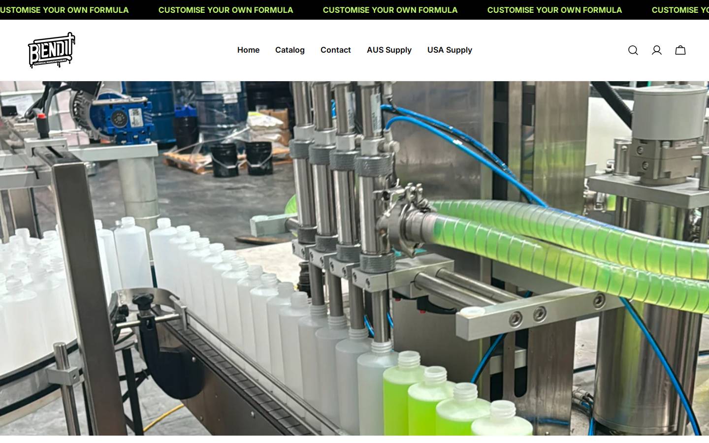 blenditchem.com.au homepage screenshot