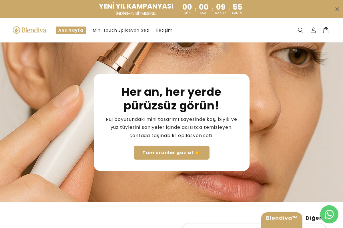 Blendiva™ homepage screenshot