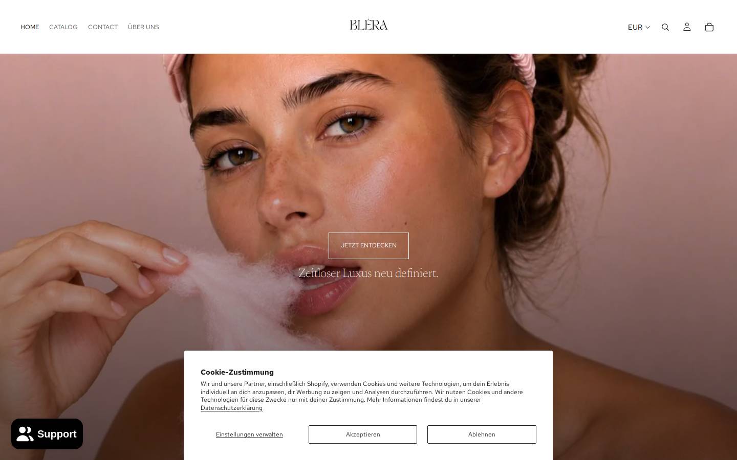 blera.co homepage screenshot