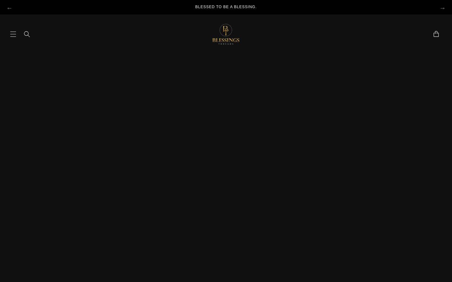 blessingsapperal.com homepage screenshot