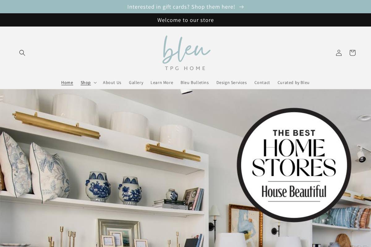 bleubytpg.com homepage screenshot