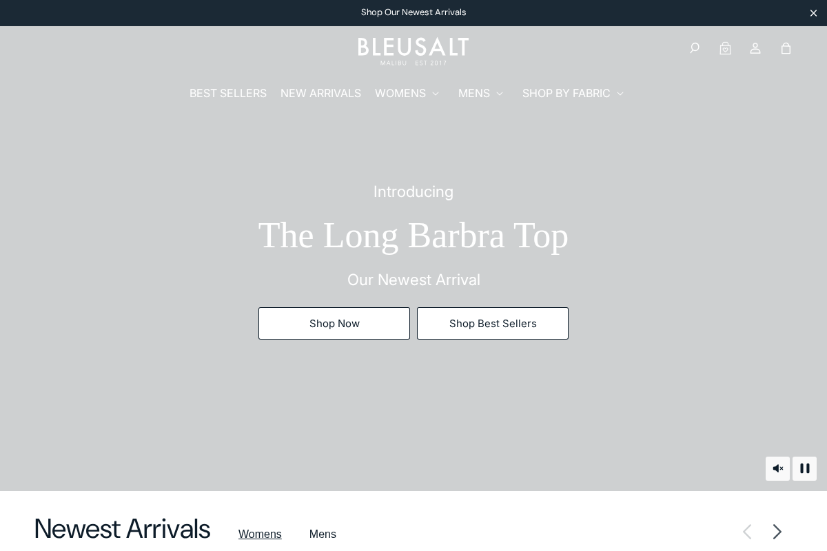 BLEUSALT homepage screenshot
