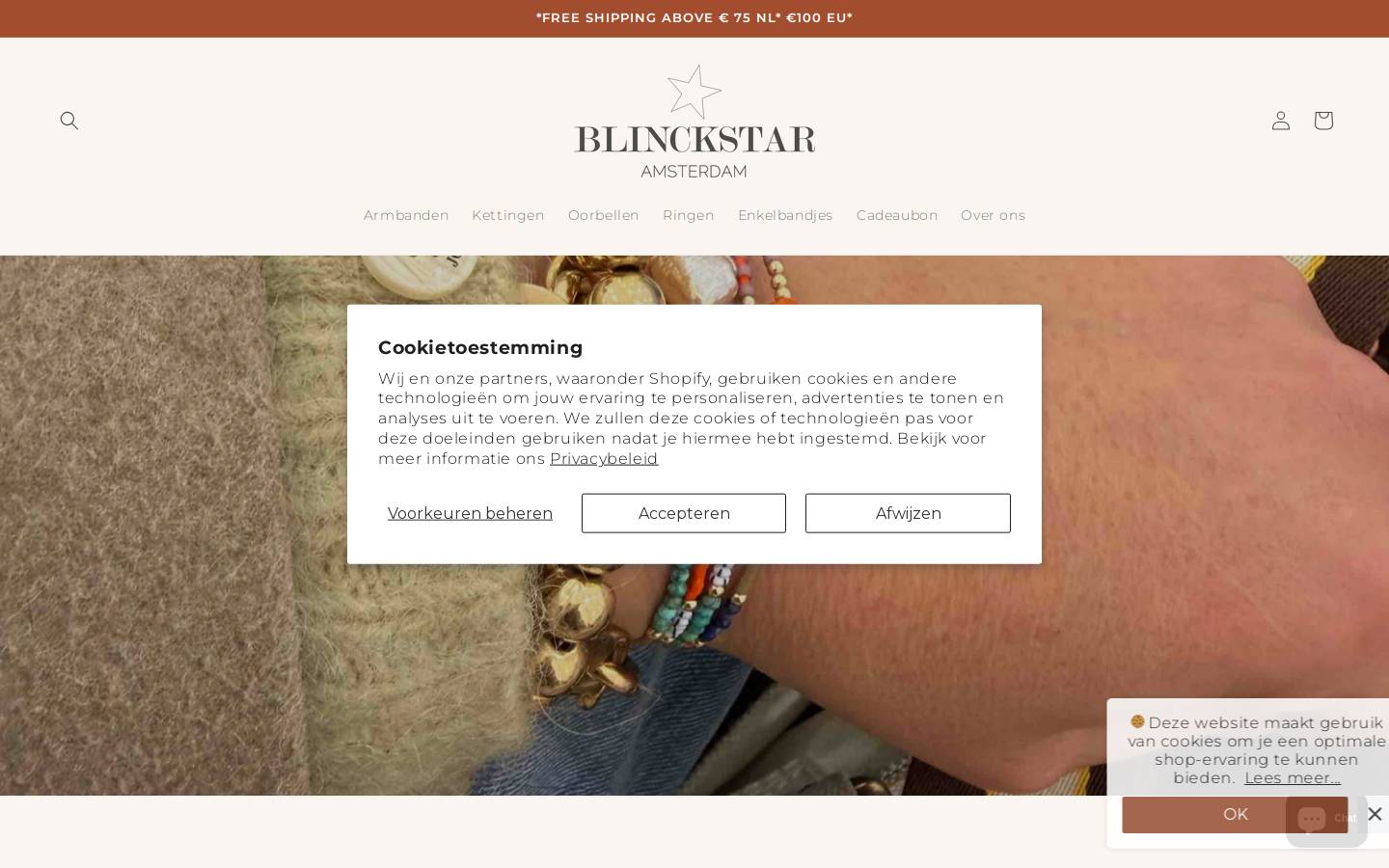 blinckstar.nl homepage screenshot