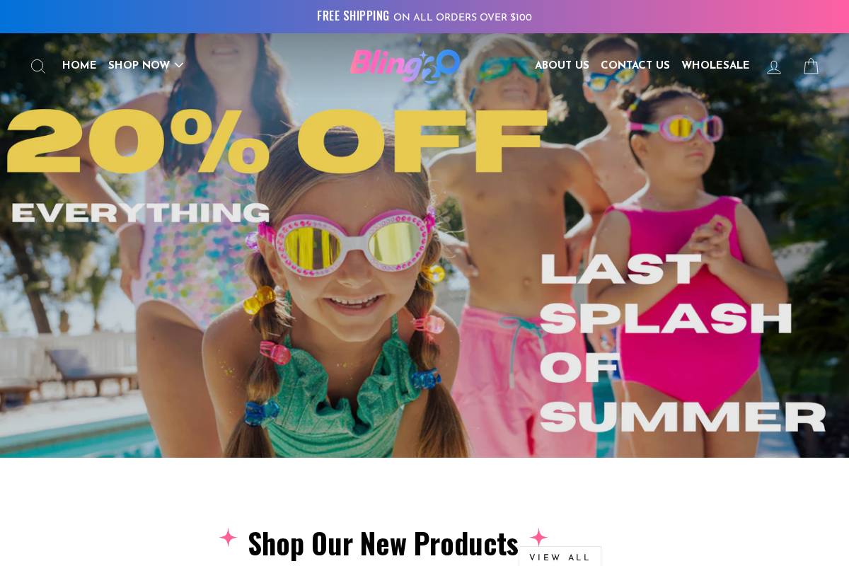 bling2oaustralia.com.au homepage screenshot