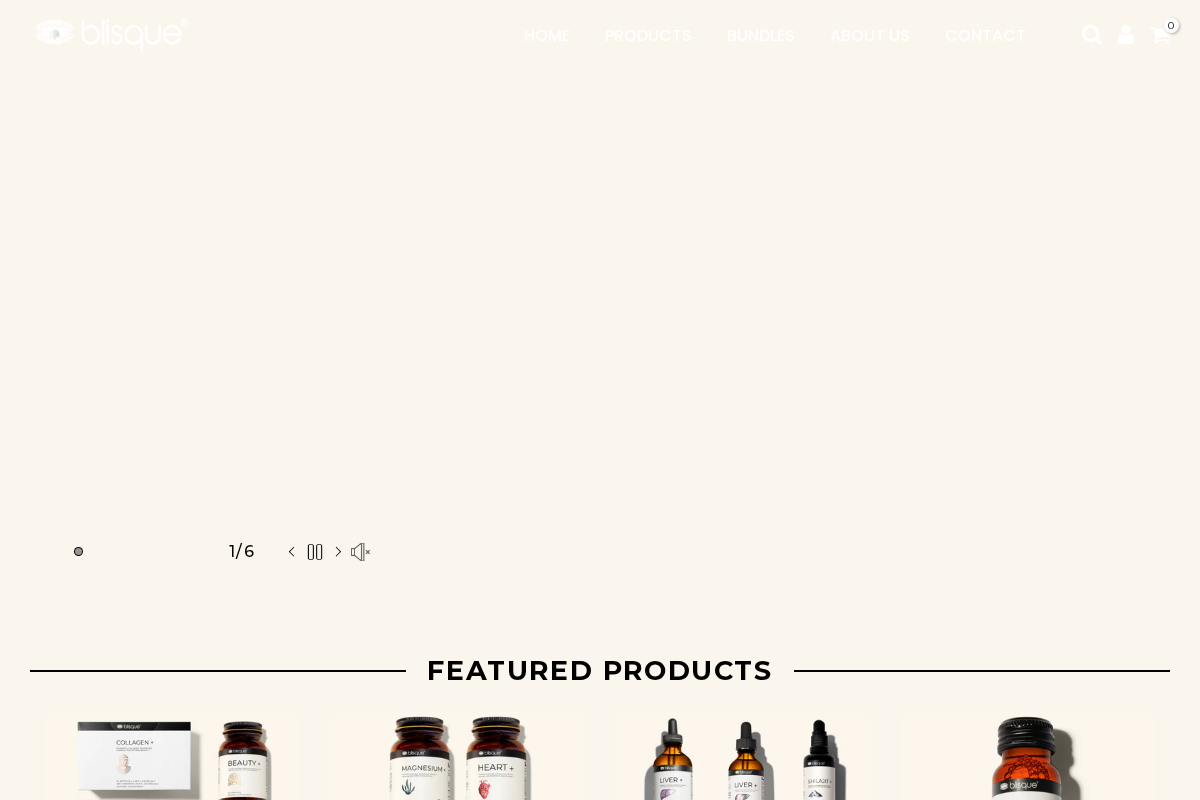 Blisque homepage screenshot